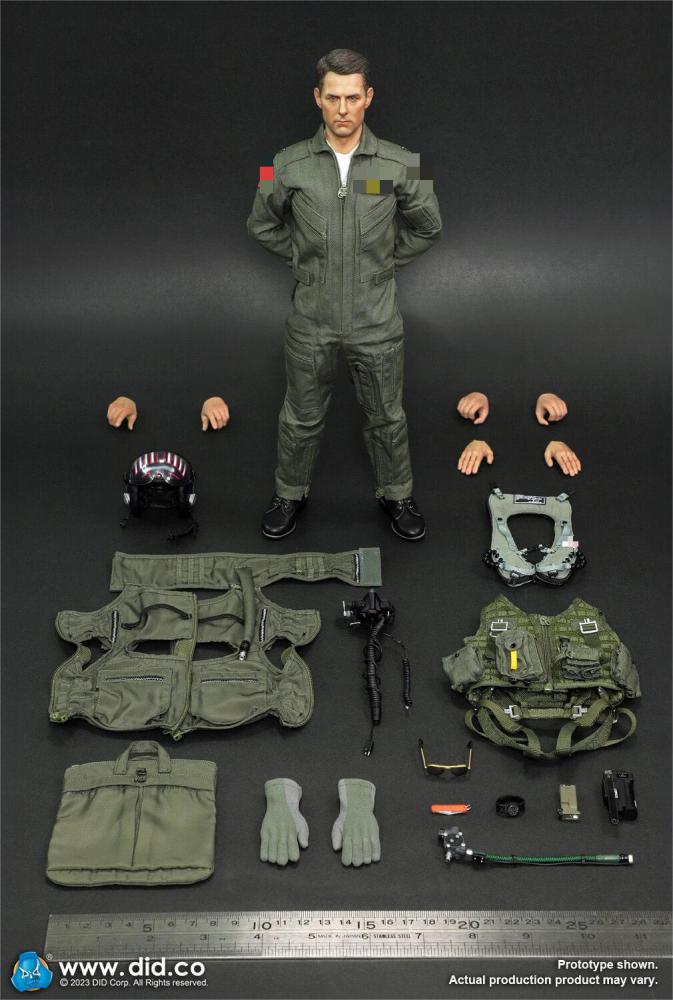 NEW DID MA80170 1/6 US Navy Fighter School Pilot Captain Mitchell Figure InStock