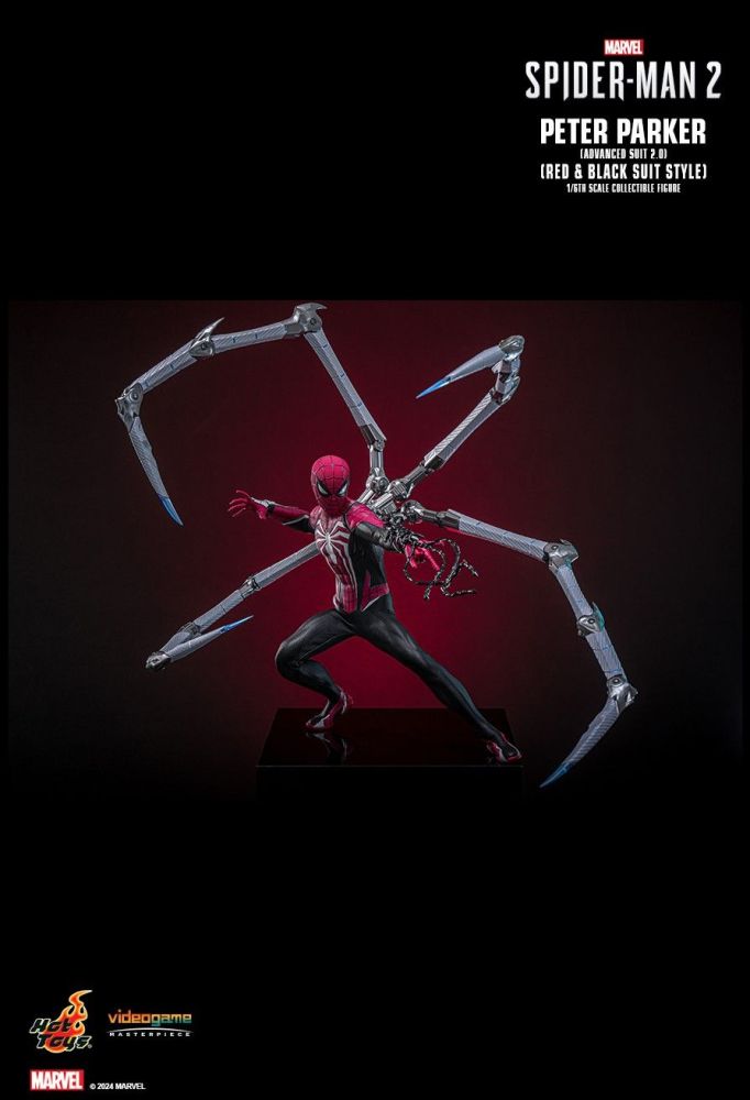 In Stock Hot Toys VGM66 spiderman 2 Spider-Man Peter Parker Advanced Suit 2.0 1/6 Figure