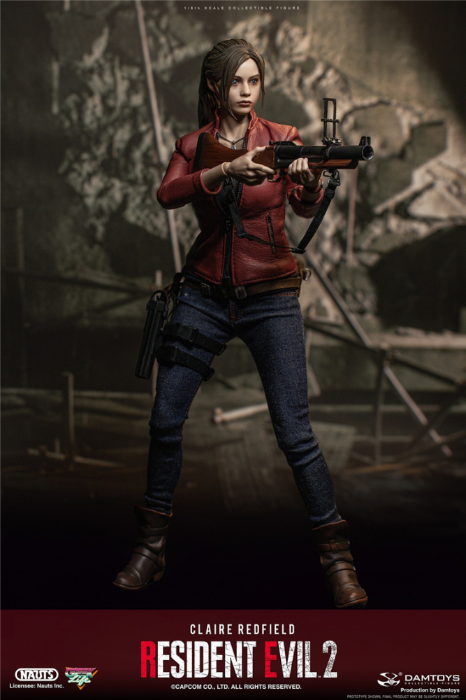 NAUTS x DAMTOYS DMS031 1/6 Resident Evil 2 Claire Redfield In Stock