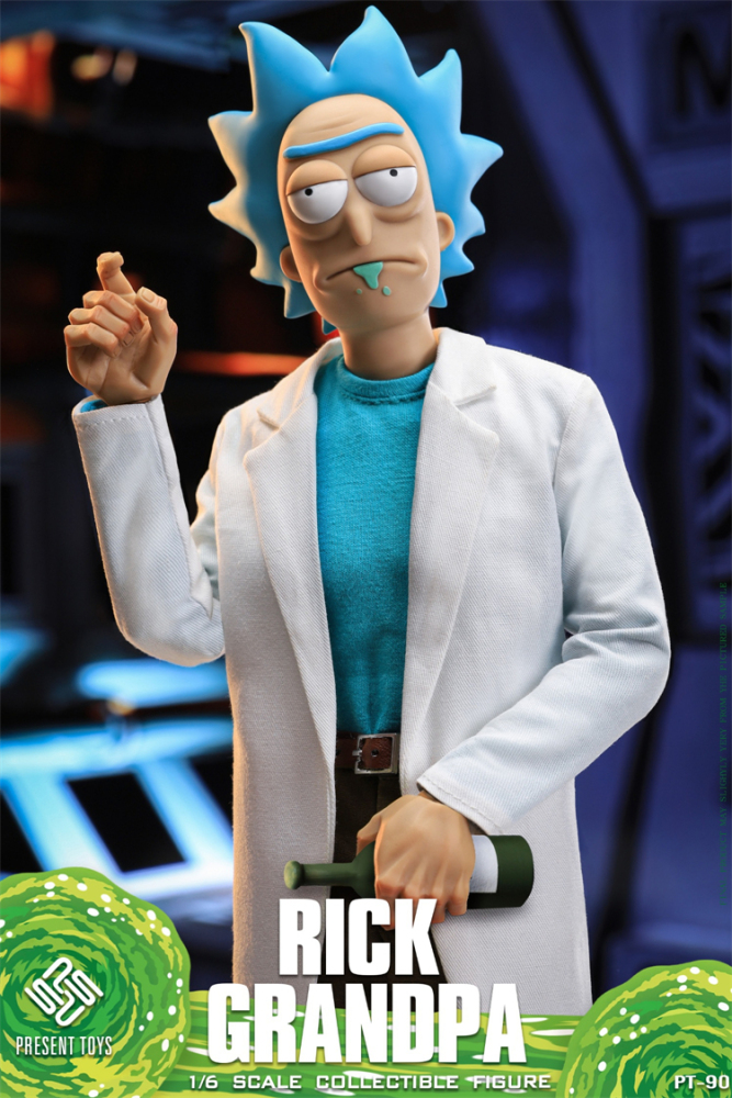 [Pre-order]  PRESENT TOYS PT-sp90 1/6 Rick Sanchez Collectible Action Figure Model