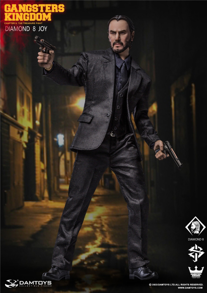 In Stock New DAMTOYS GK028A 1/6 Gangsters Kingdom DIAMOND 8 JOY Action Figure