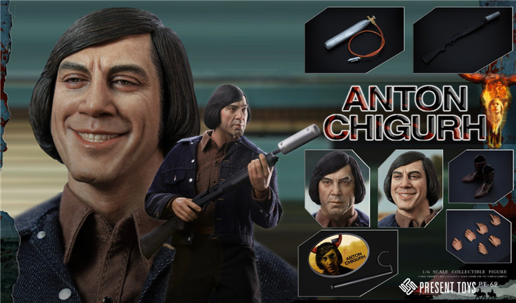 [Pre-order]  PRESENT TOYS PT-sp69 1/6 Anton Chigurh Collectible Action Figure Model