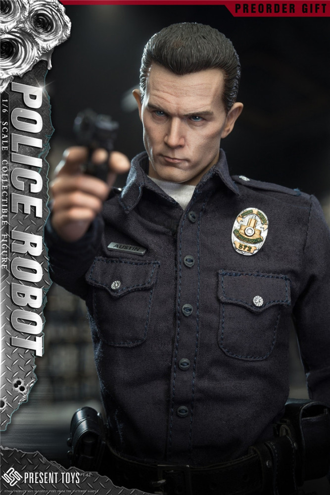 In Stock PRESENT TOYS PT-sp62 1/6 The Police Robot 12" Action Figure