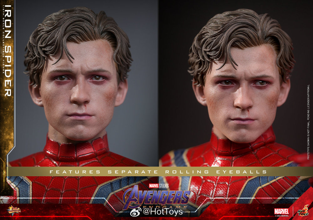 FIRST BATCH - HOT TOYS 1/6 MMS762AE IRON SPIDER ARTISAN