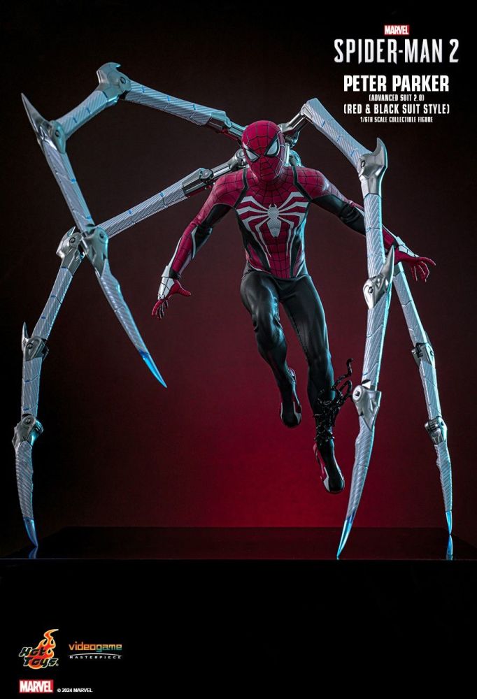 In Stock Hot Toys VGM66 spiderman 2 Spider-Man Peter Parker Advanced Suit 2.0 1/6 Figure
