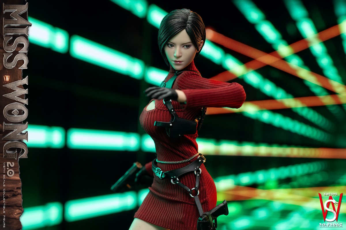 In Stock SWTOYS FS062 1/6 Ada Wong 2.0 Female Action Figure Model