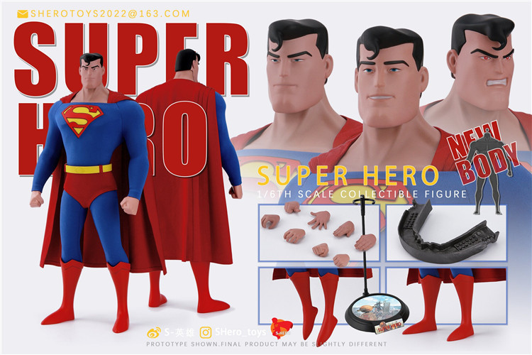 [Pre-order] S-HERO SH004 1/6 Superman Collectible Male Action Figure Model Toy