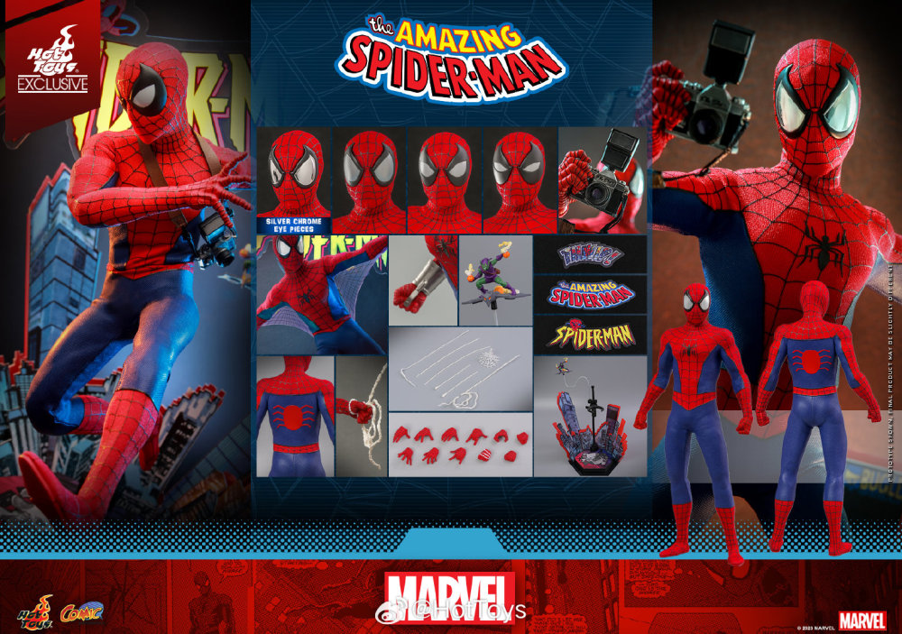 In Stock Hot Toys CMS015 MARVEL COMICS 1/6 SPIDER-MAN Action Figure Model