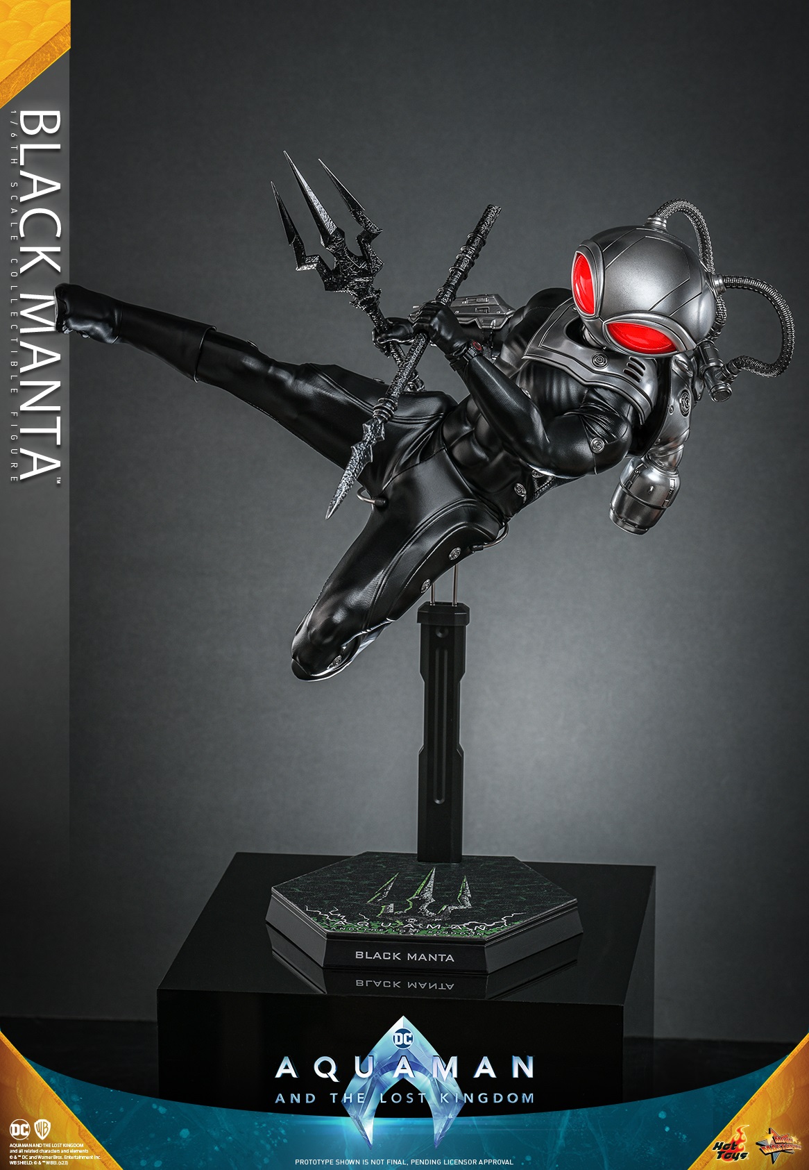 In Stock HotToys HT 1/6 Aquaman 2 The Lost Kingdom Black Manta MMS739