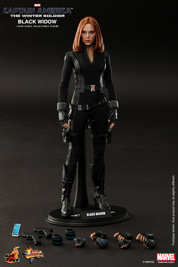 IN STOCK Hot Toys Movie MMS239 Captain America Winter Soldier Black Widow 1/6 Figure