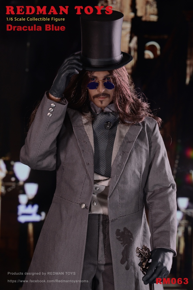 In Stock REDMAN TOYS RM063 1/6 Dracula 12" Collectible Male Action Figure Blue
