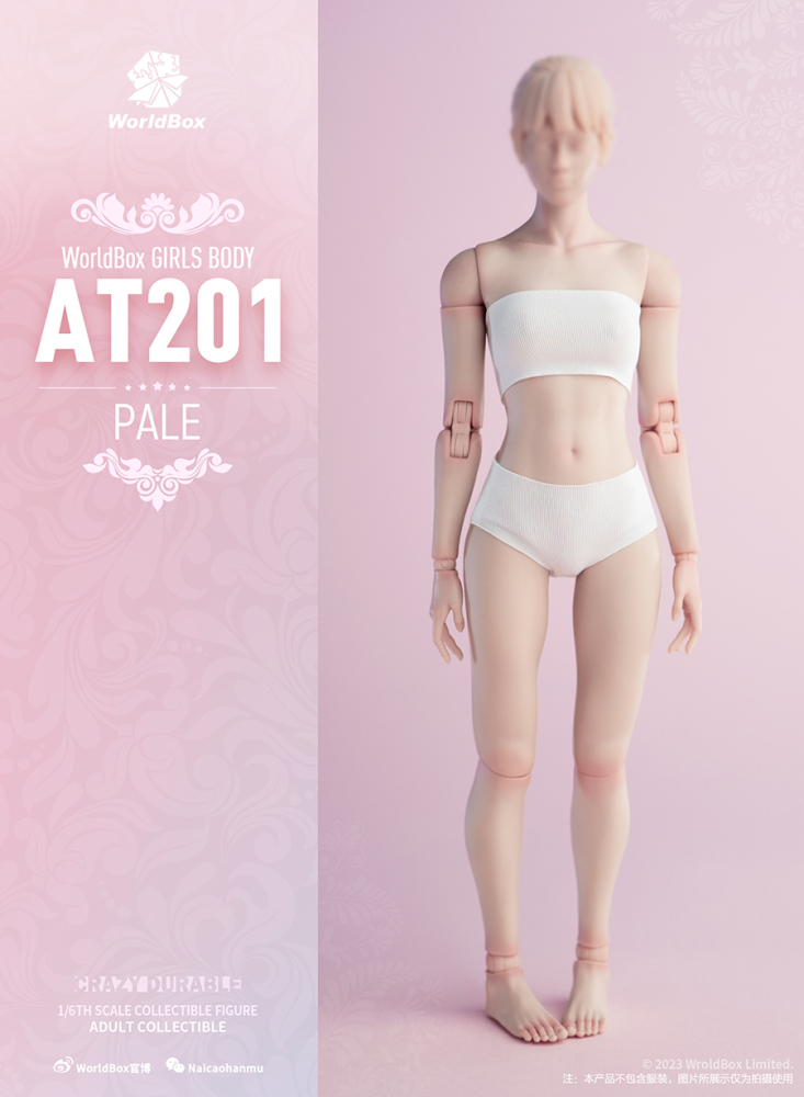 Worldbox AT201 AT202 1/6 Scale Collectible Figure Flexible European Girls Types Joint Body 12'' Action Figure Model Toys