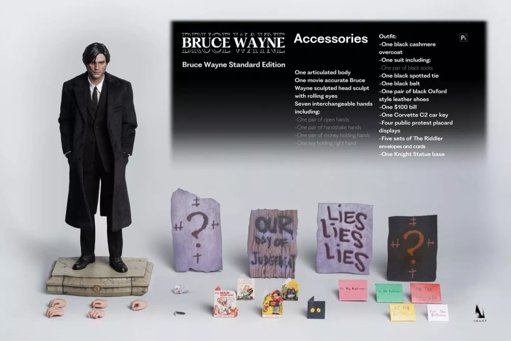 In Stock INART PT002-2S The Batman Bruce Wayne Suit Version 1/6