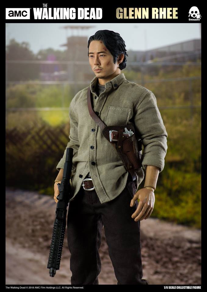 THREEZERO Glen Rhee DELUXE Ver. 1/6 Action Figure Full Set AMC The Walking Dead