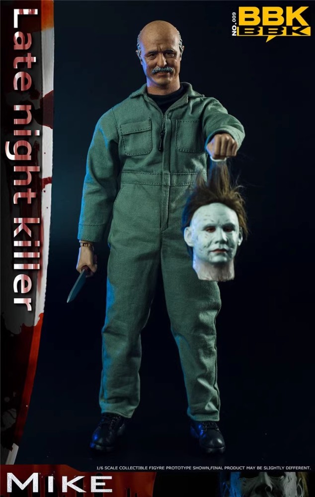 In Stock BBK009 Halloween Night 1/6 Killer Mike 12" Figure