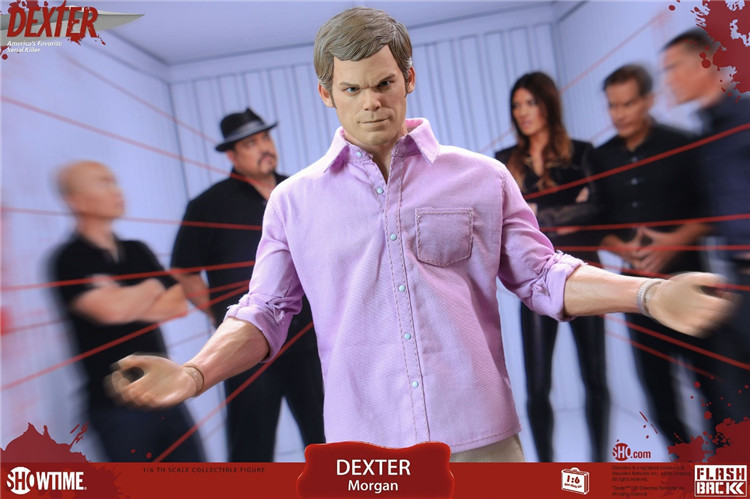 In Stock FLASHBACK 1/6 Bloodthirsty Forensic Dexter 12"Action Figure Toy
