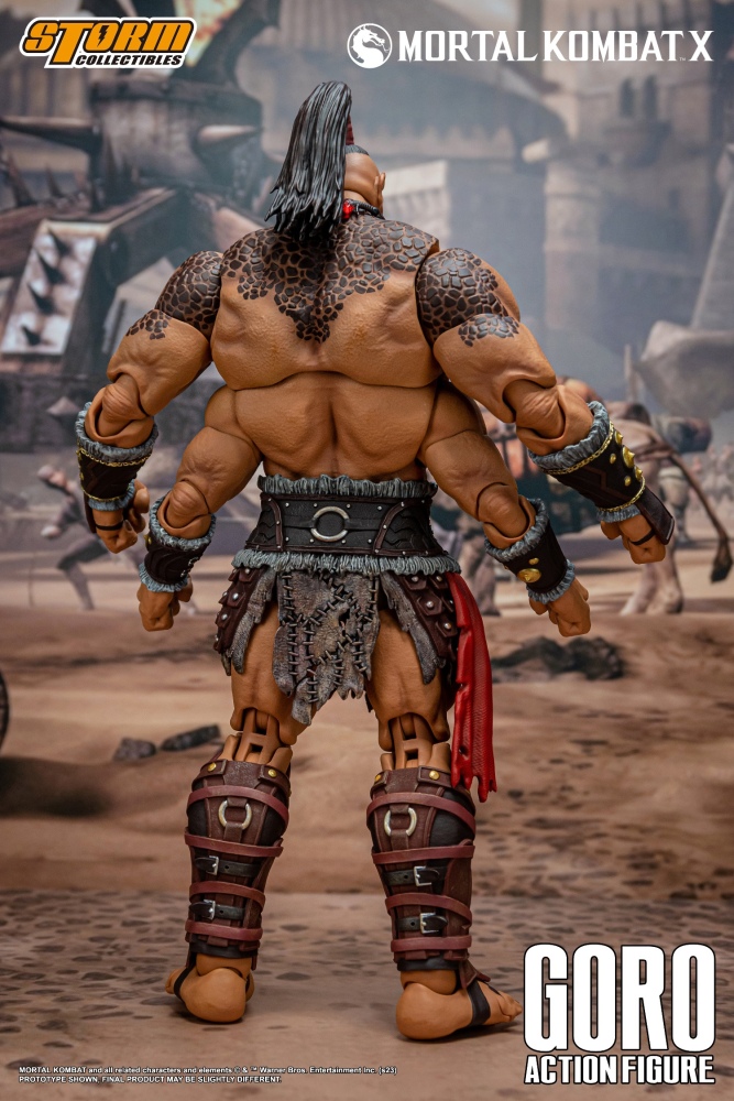 In Stock Storm Toys DCMK18 1/12 Mortal Kombat GORO Collectible Action Figure