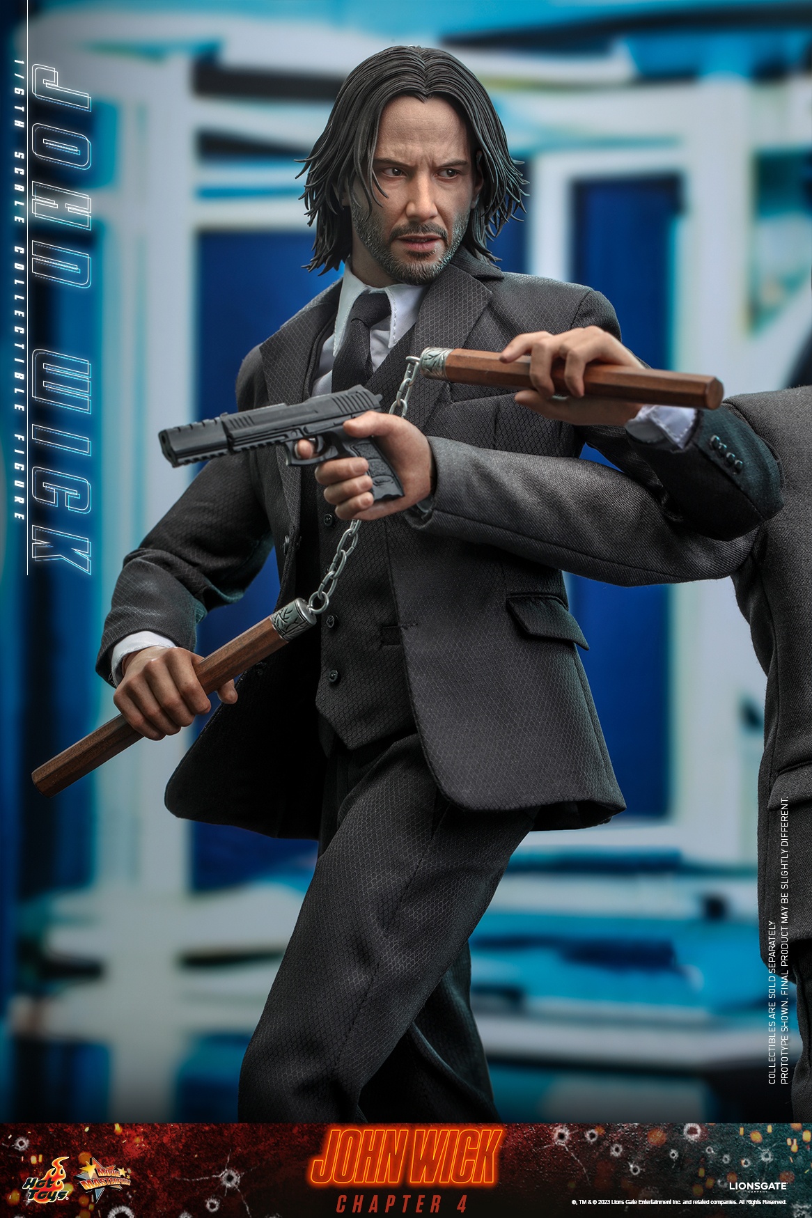IN STOCK New Hot Toys MMS729 1/6 John Wick 4 Action Figure