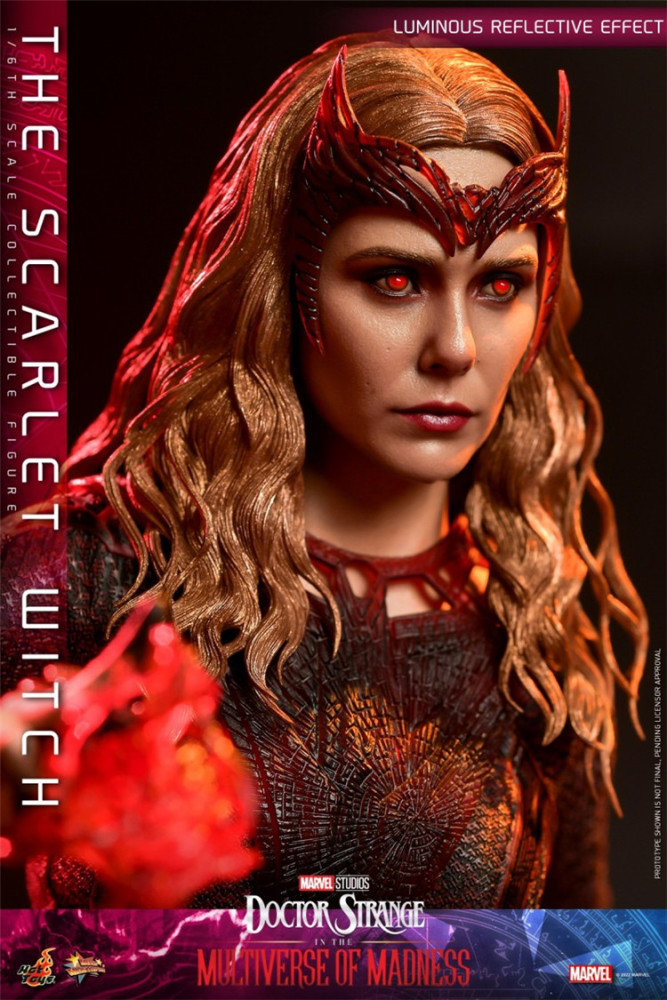 In Stock Hot Toys MMS652 The Multiverse of Madness 1/6 The Scarlet Witch Figure