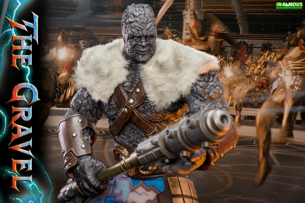 In Stock  IN-FAMOUS IF005 1/6 Thor The Gravel Korg Collectible Action Figure Toy