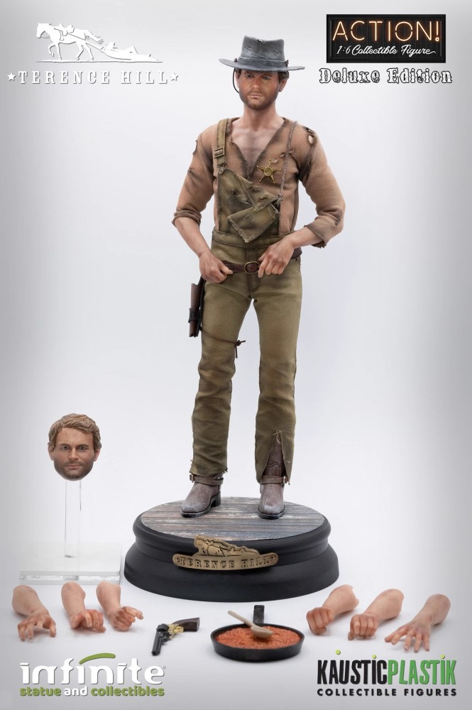 In Stock  Mario Girotti Terence Hill As Trinity' Infinite Statue Sideshow Available Now