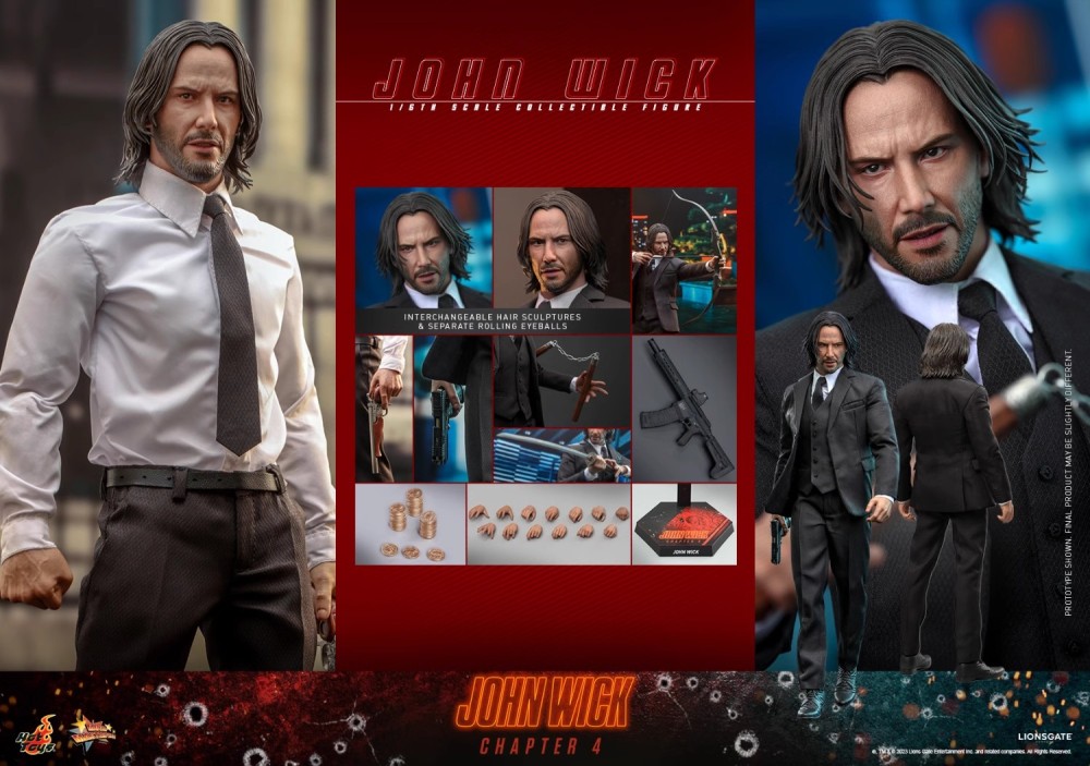 IN STOCK  Hot Toys MMS729B 1/6 John Wick 4 Special Edition Action Figure Model