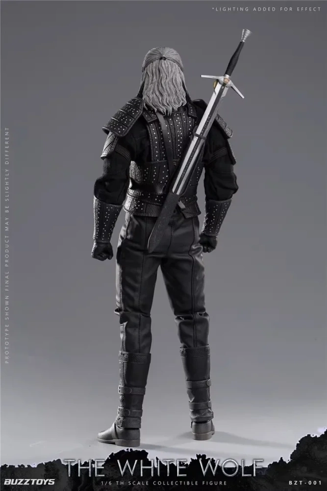 In Stock BUZZTOYS BUZ001 1/6 The White Wolf The Witcher Geralt Henry Cavill Action Figures Gift Collection Hobby