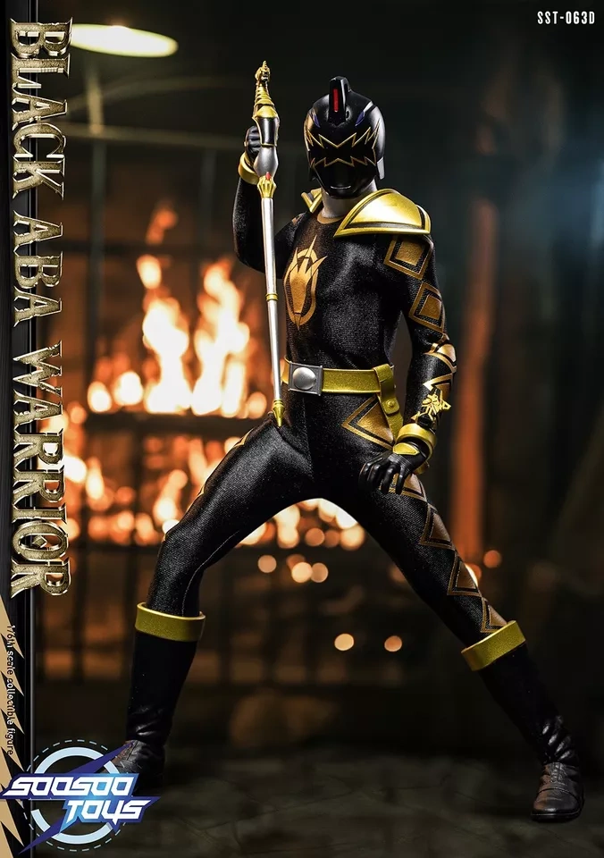 In Stock  Soosootoys SST-063D 1/6 Black Aba Warrior Collectible Action Figure