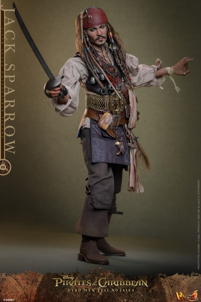 [Pre-order] HOTTOYS HT 1/6 Pirates of the Caribbean 5 JACK DX39AE Hair transplant version