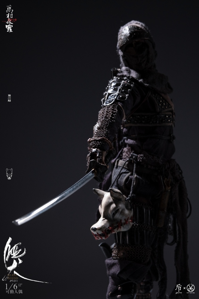 In Stock JPT design X POP COSTUME 1/6 Scale Ninja Action Figure Model