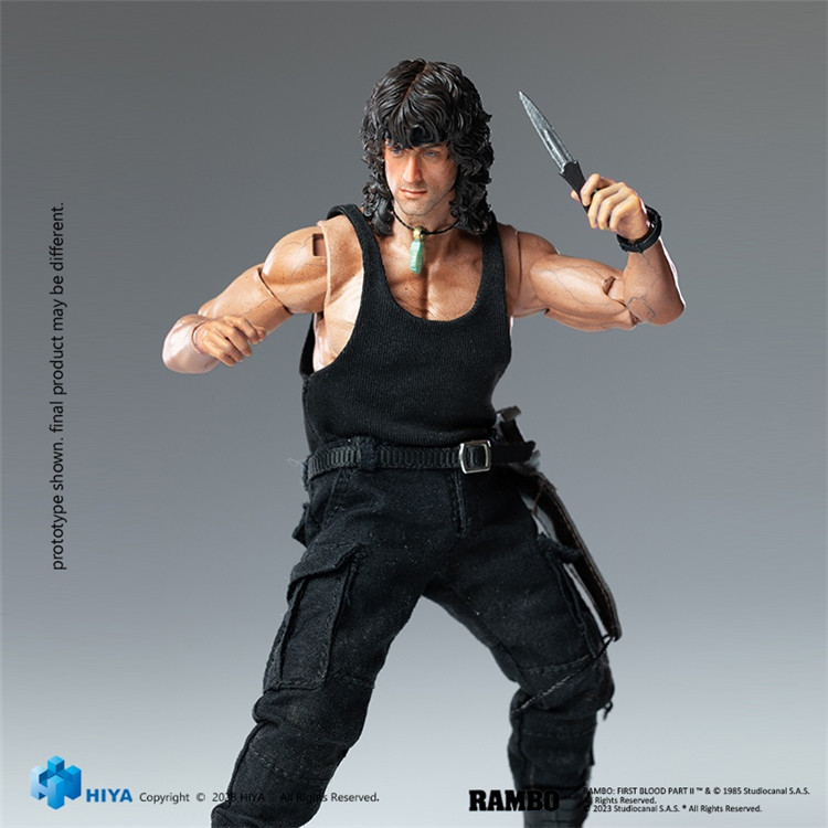 In Stock HIYA Toys 1/12  ESR0100 Exquisite Super series RAMBO First Blood III