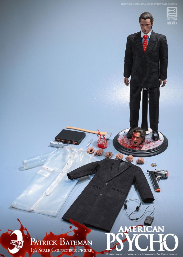 INSTOCK!  Iconiq Studio American Psycho - 1/6 Scale Patrick Bateman Collectible Figure - IQSS-01