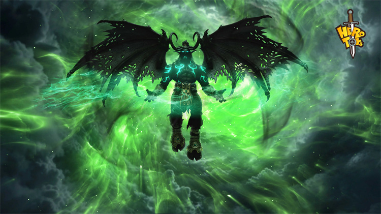 In Stock Hero Toys Illidan Stormrage wow 1/10 Demon Hunter Action Figure 6''