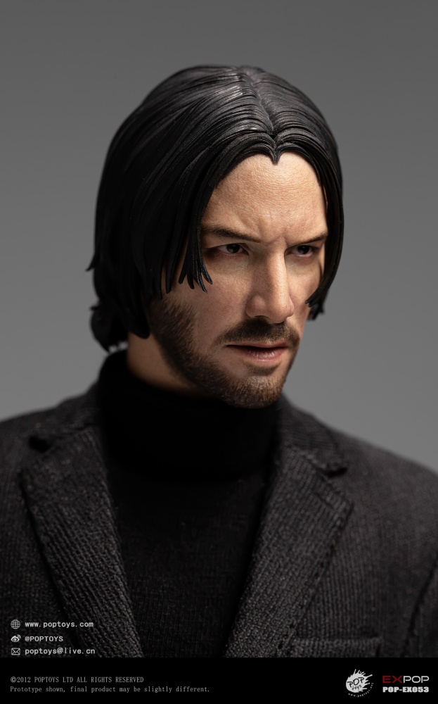 In Stock  POPTOYS EX053 1/6 GodKiller Johh Wick Collectible Action Figure Model
