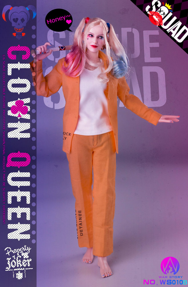 In Stock WAR STORY WS010B 1/6 Joker Clown Harleen Queen Figure Toy Deluxe Ver.