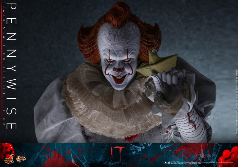 In Stock Hot Toys It Chapter Two Pennywise MMS555 1/6 Action Figure Model