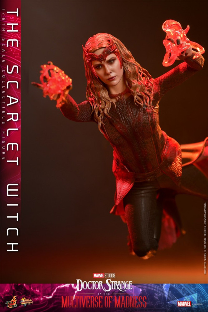 In Stock Hot Toys MMS652 The Multiverse of Madness 1/6 The Scarlet Witch Figure