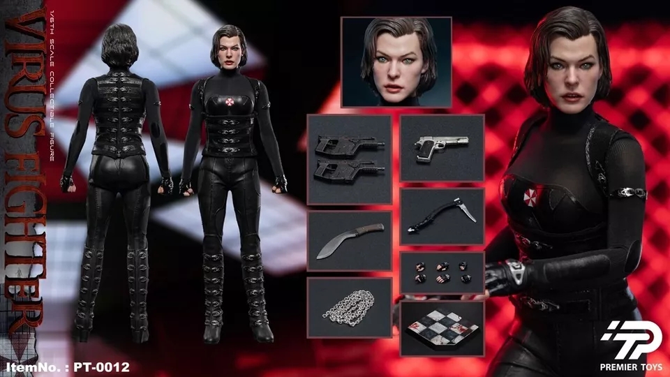 Pre-order] Premier Toys PT-0012 1/6 Virus Fighter Alice Female