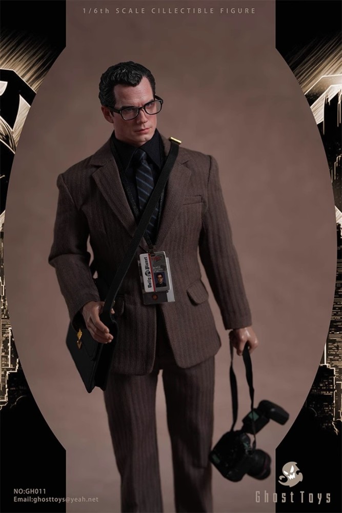 In Stock Ghost Toys GH-011 1/6 Metropolis Journalist Clark Action Figure Model