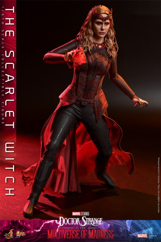 In Stock Hot Toys MMS652 The Multiverse of Madness 1/6 The Scarlet Witch Figure