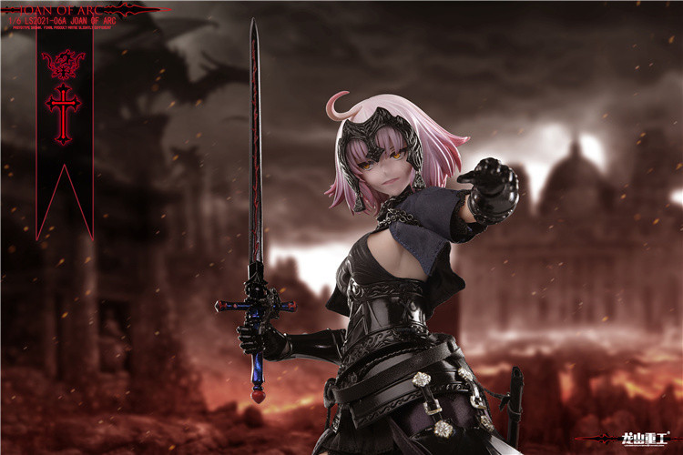 In Stock  LONGSHANZHONGGONG SL2021-06A Joan of arc with Metal Armor 1/6 Action Figure