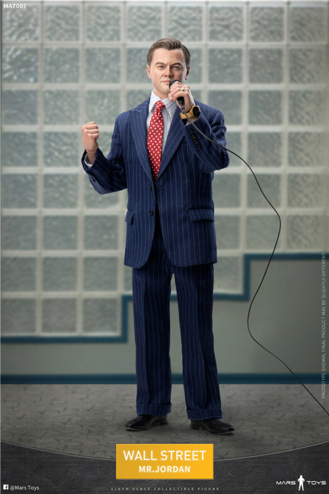 New Mars Toys MAT007 WallStreet 1/6 Leonardo DiCaprio 12" Action Figure In Stock