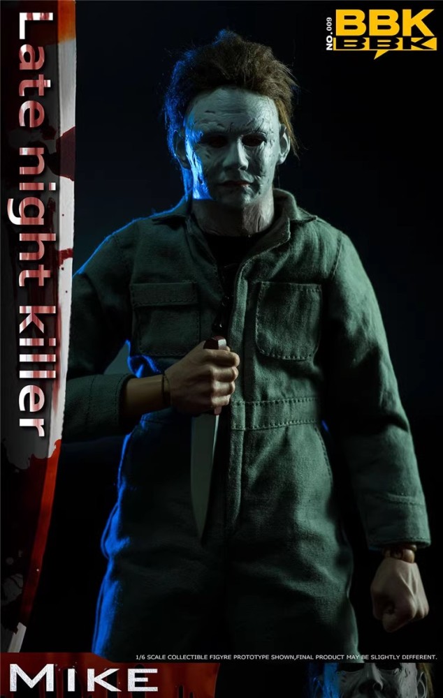 In Stock BBK009 Halloween Night 1/6 Killer Mike 12" Figure