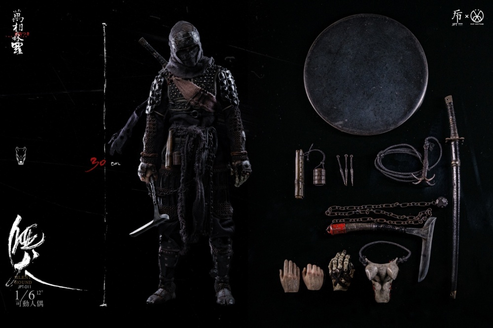 In Stock JPT design X POP COSTUME 1/6 Scale Ninja Action Figure Model