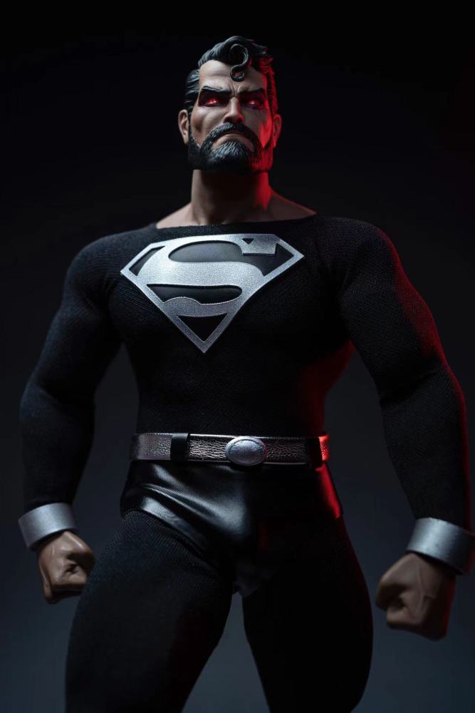 In Stock SSR Toys Black Superman SSR003 1/6th Scale Action Figure Deluxe Edition
