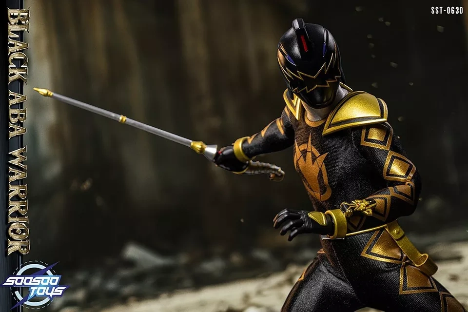 In Stock  Soosootoys SST-063D 1/6 Black Aba Warrior Collectible Action Figure