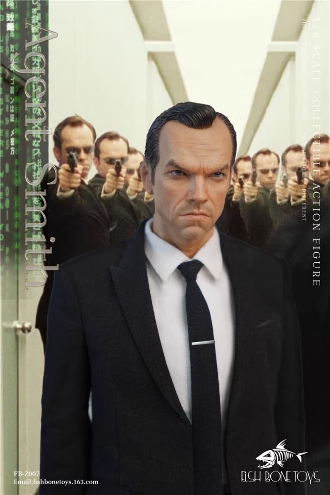 In Stock Fish Bonetoys FB-Z007 Hacker Task Agent Smith 1/6 Action Figure Toy