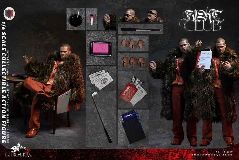 IN-STOCK FISH BONETOYS FB-Z012 1/6 Fighting Club Taylor & Jack Double Suit