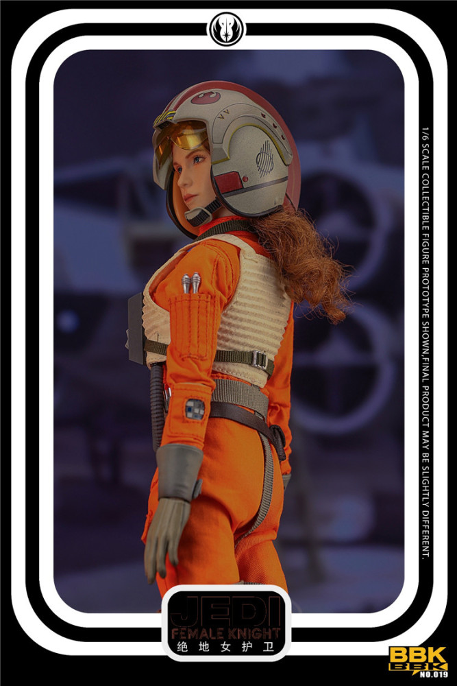 In Stock New BBK BBK019 1/6 Jedi Female Knight 12" Female Action Figure Model