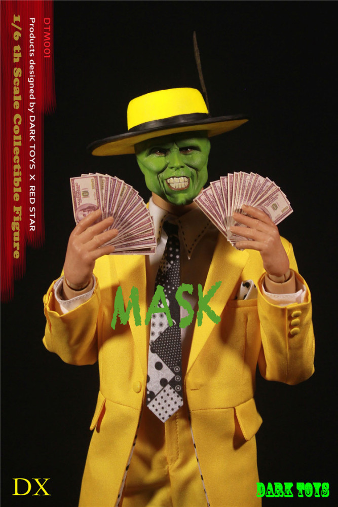 Instock DARK TOYS 1/6 Scale THE MASK Jim Carrey DTM001 DX Ver. Action Figure